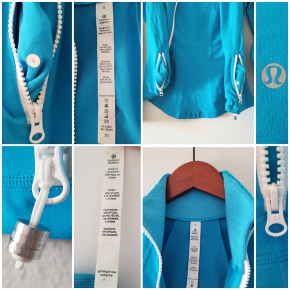 Lululemon Define Jacket Snorkel Blue Size 4 - Picture 4 of 8